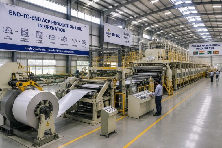 End-to-end ACP production line in operation at a facility in South Asia